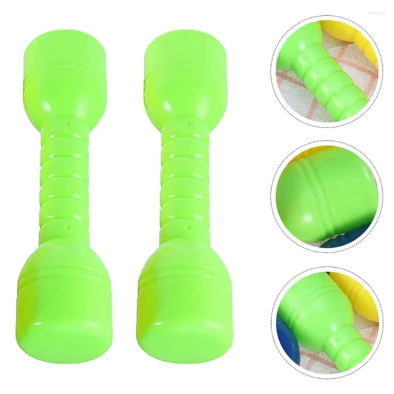 Hantle 2pcs plastikowe ergonomiczne dzieci sportowe fitness sztangi ręczne rąk