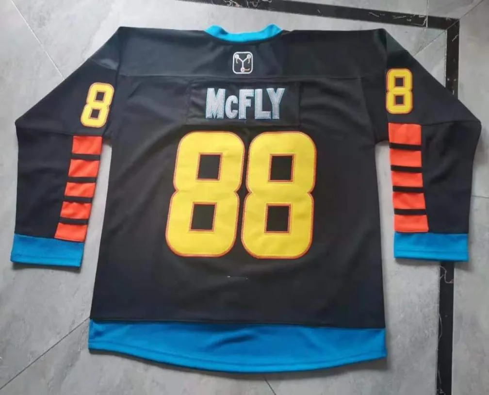 Sällsynt hockey tröja män ungdomskvinnor vintage geeky tröjor gigawatts mcfly size s5xl anpassad valfritt namn eller nummer5015848