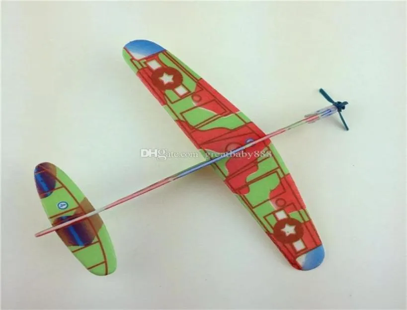 2017 Nya barn Brain Game Toys Glider Model DIY Hand kastar Aircraft Plan Model for Baby Toys C20418185064