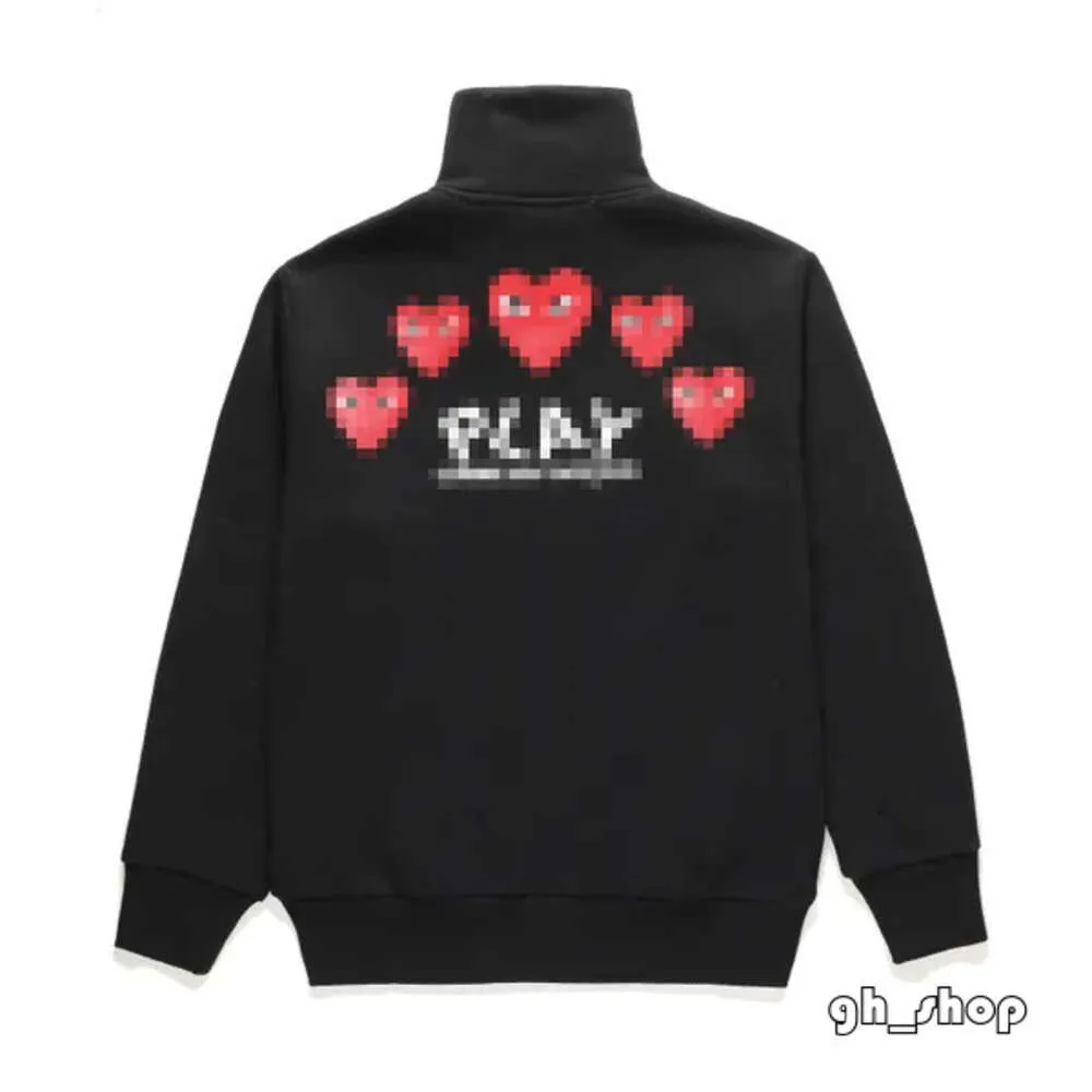 Kommes hoodie designer mäns hoodies com des garcons spela hoodie svart tröja cdg rött hjärta hoodie size cdgs hoodie mens and womens högkvalitativ huvtröja 1230