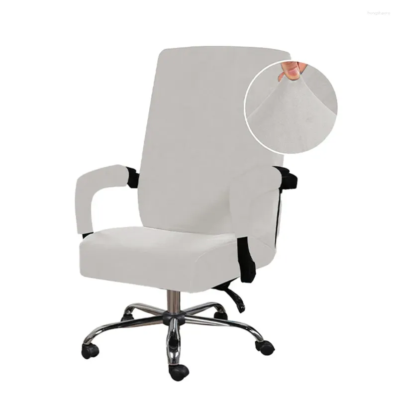 Sandalye Bilgisayar Kapağı Dönen Vaka Ofis Slipcovers Velvet Koltuk Elastik Anti-Düzenli Yıkanabilir Modern