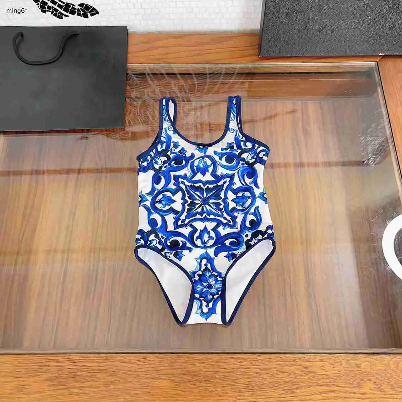 Swimsuit Summer Designer Cotton For Girls Kids Beachwear With Print