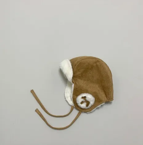 Hurtownia jesienna i zimowa zagęszony chłopiec uroczy super pluszowy maska ​​nausznikowy kapelusz dziecięcy czapki lei feng