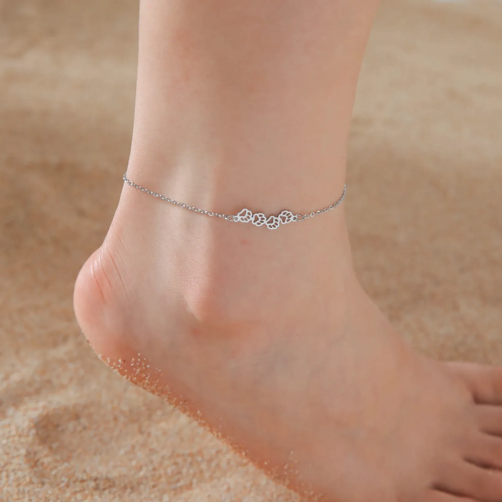 Material ankle bracelet deals