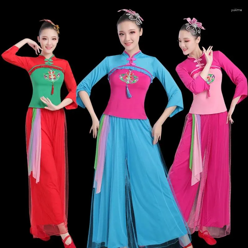 Scen Wear Hanfu Women Classical Dance Costume National Yangko Performance