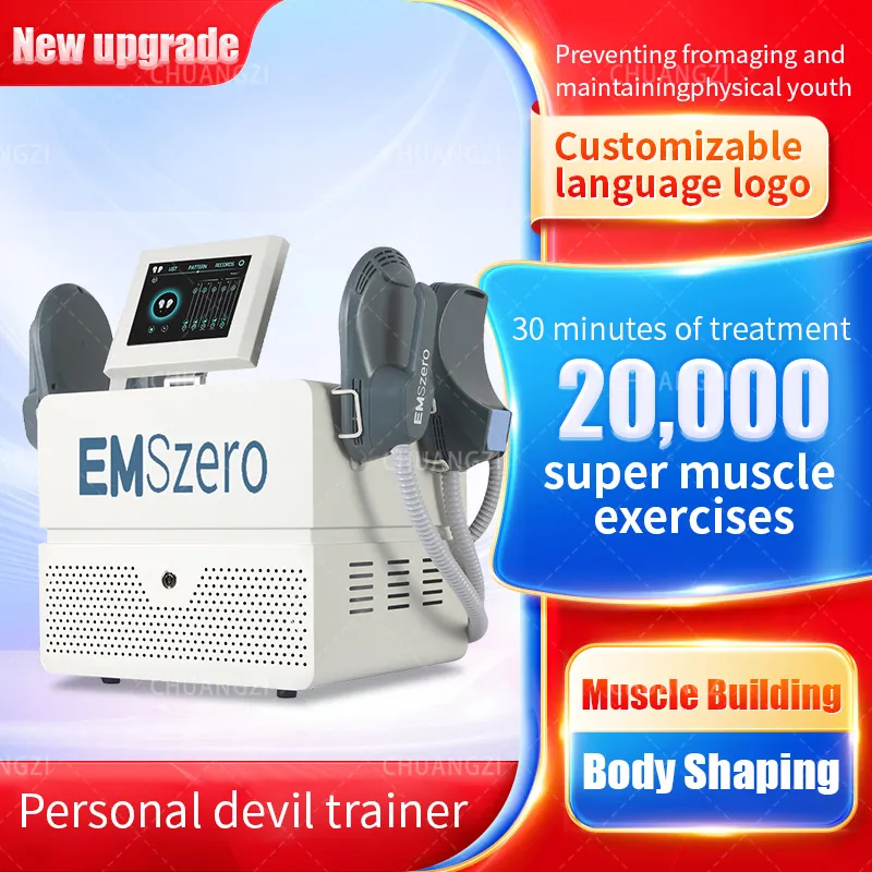 Emszero Neo 6500W Slimming Machine 5 Handles Hi-emt Nova Body Muscle Stimulation Equipment