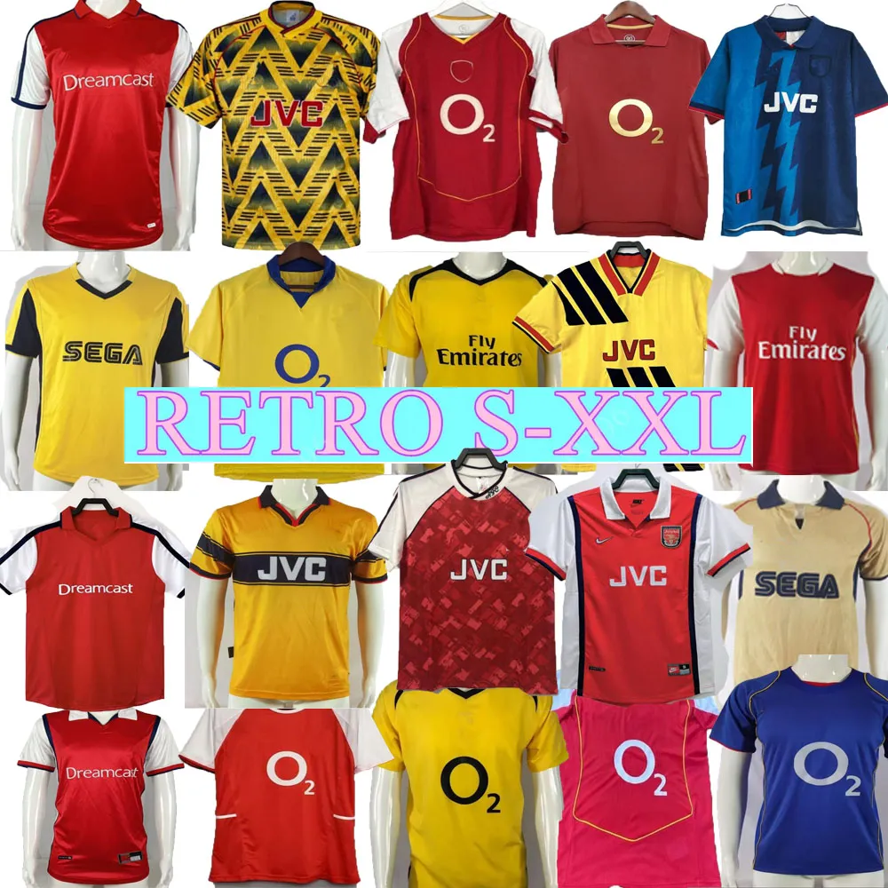 Arsen Retro Highbury Soccer Jerseys Home Football Shirt Pires Henry Reyes Bergkamp Adams Galla 00 02 01 03 04 05 06 07 08 11 12 2000 2001 2002 2003 2004 2012 2012 2007