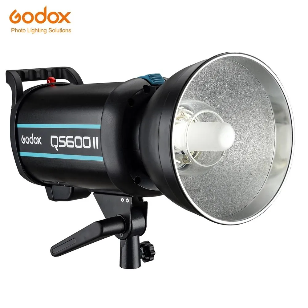 Sacs Godox Qs600ii Gn76 Professional Studio Strobe 600ws avec système X sans fil 2.4g intégré pour la prise de vue professionnelle