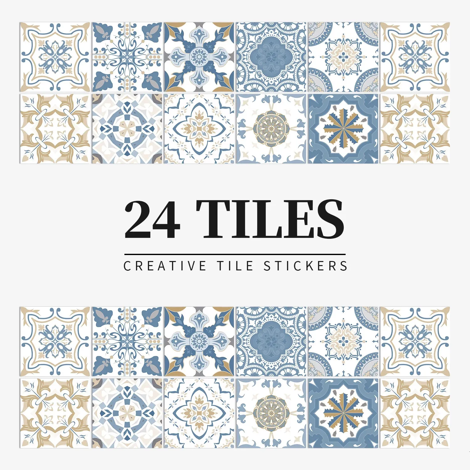24 pezzi set di piastrelle di colore chiaro adesivi murali adesivi cucina bagno casa ristrutturazione carta da parati impermeabile autoadesiva decalcomania 240112