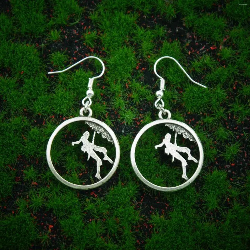 Boucles d'oreilles circulaires ajourées pour filles, 10 paires, pour passionnés de plein air, escalade de montagne, pour femmes, bijoux de Camping, cadeau