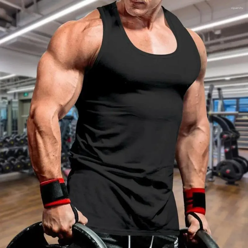 Men's Tank Tops Men Sport Vest Bodybuilding Top Premium Sleeveless Compression For Intense Fitness Workouts Slim Fit Gym