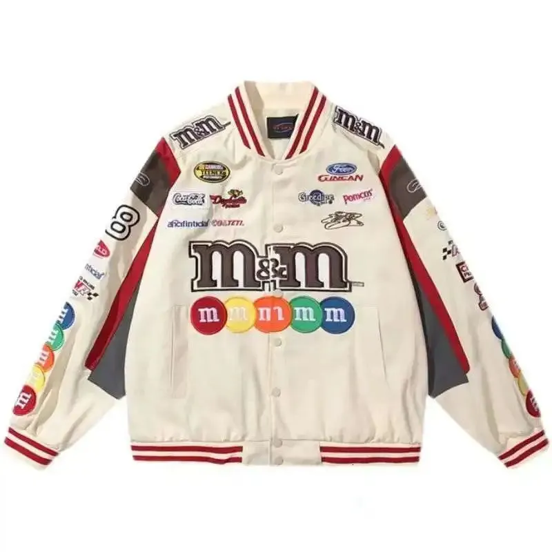 DHgate.com:Harajuku Baseball Jacket, Embroidered Letter