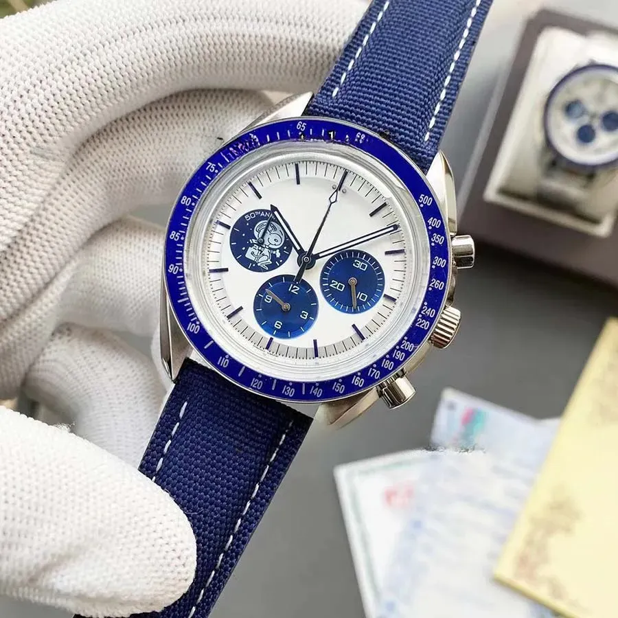 НОВЫЕ мужские мужские 50th snoopys 1970 apollo's Limited Edition, роскошные часы с автоматическим механизмом, механические часы Джеймса Бонда 007 314a