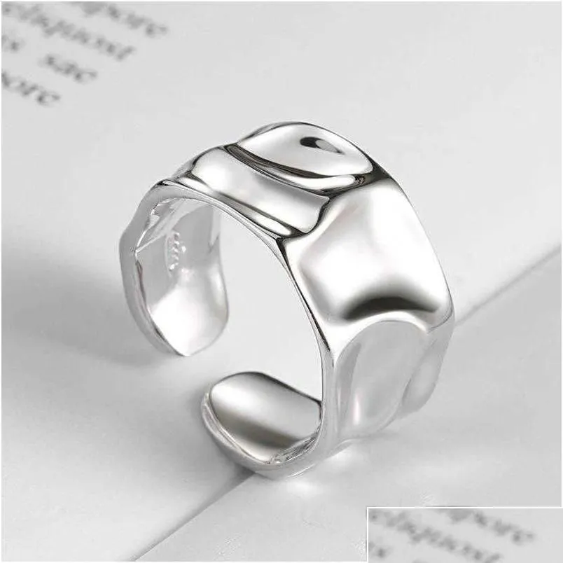 Dingle ljuskrona dingle ljuskronor ringer koreansk stil älskare massiv ring för man kvinnor kvinnor eleganta smycken valentiner dag gåva 2021 tr dhsd1