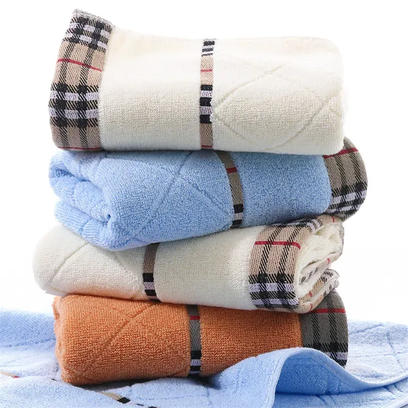Pure katoenen superabsorberende grote handdoek 34x75 cm dikke zachte badkamer handdoeken comfortabel