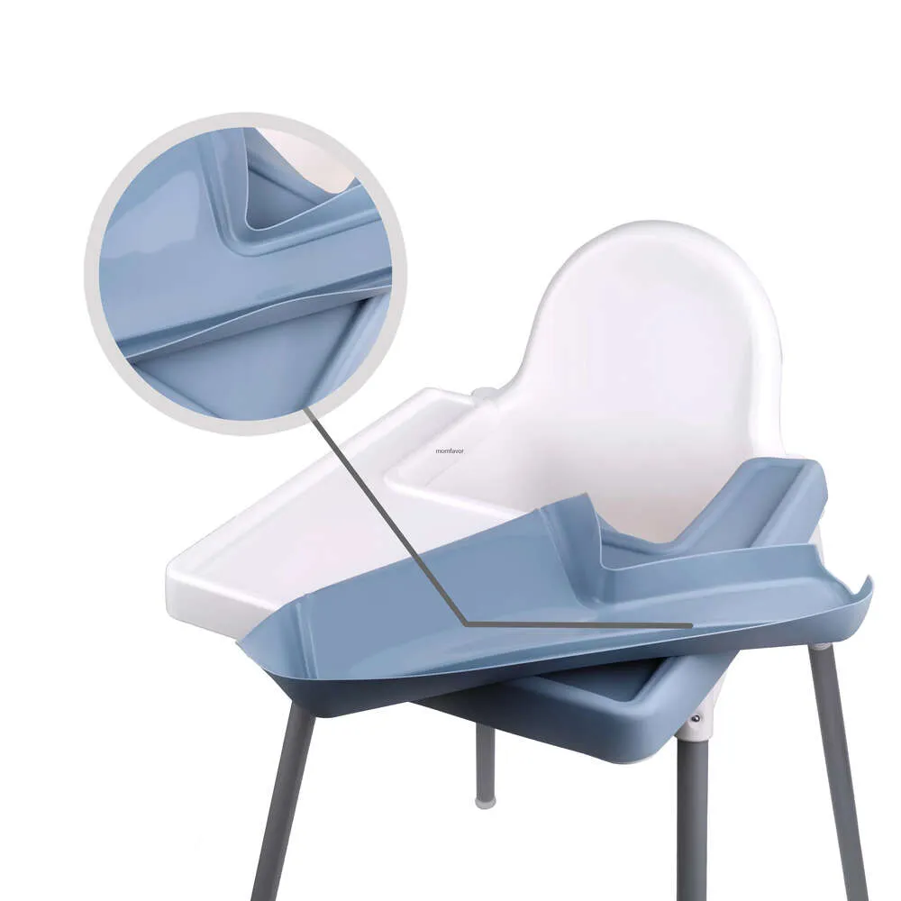 Nouveau tasses vaisselle ustensiles Antilop couverture complète chaise haute tapis à manger napperon chaise haute plateau bébé Silicone napperon pour enfants