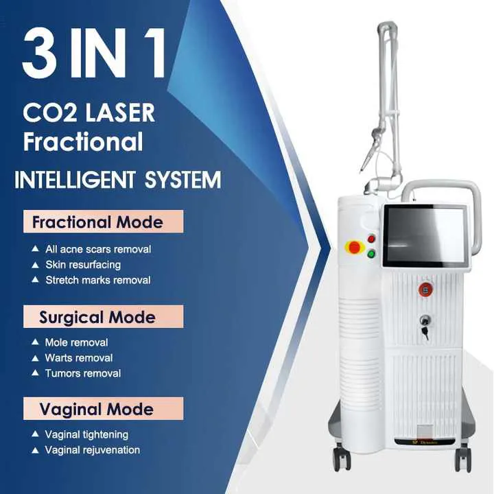 2024 profissional pigmento rugas acne cicatriz remoção co2 equipamento laser fracionário 10600nm laser co2 fracionário preço de fábrica