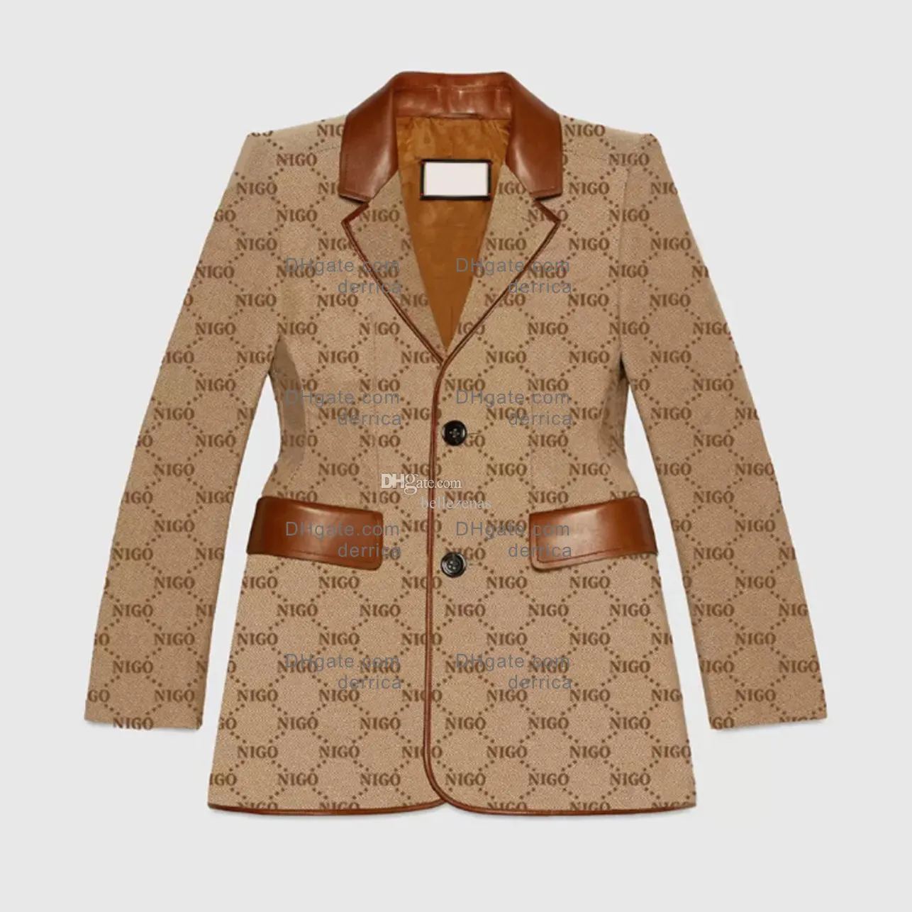 Veste blazer de styliste pour femmes, vêtements avec lettres complètes, nouveaux hauts publiés au printemps, B2668