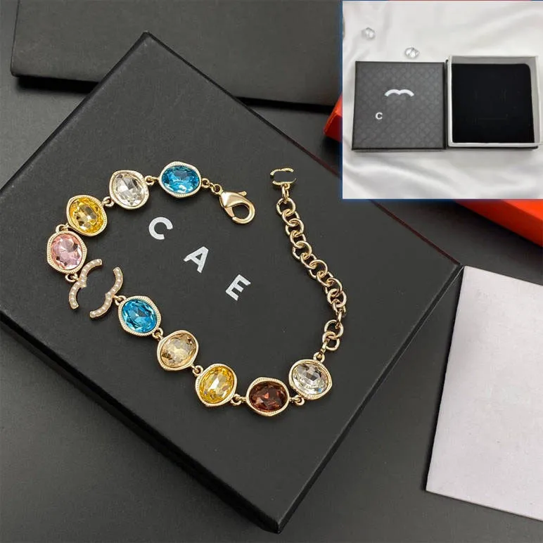 With Box Boutique Designer Bracelet Charming Women Jewelry Chain Bracelet New Luxury Style Gift Bracelet Autumn/Winter Girl Birthday Love Gift Jewelry