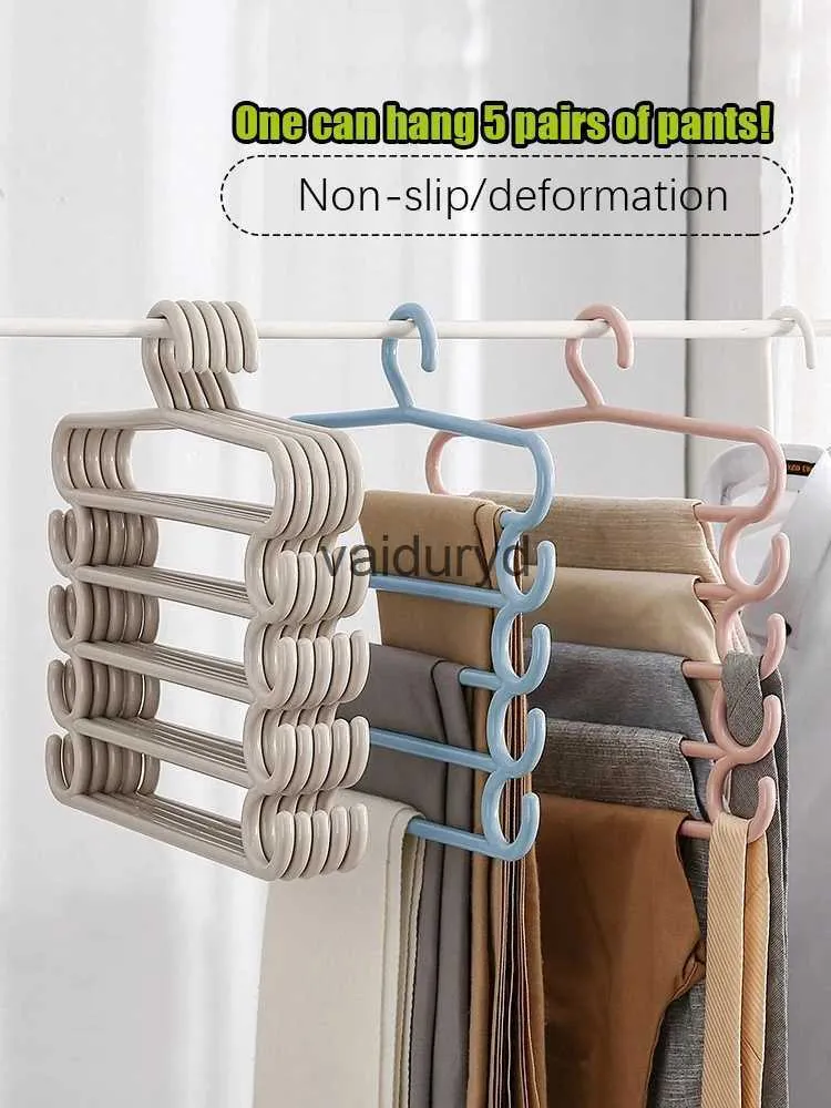 Hangers Racks Clothes Hangers Trousers Hangers Holders Closet Storage Organizers 5 Layers Pants Towel Scarfs Racks Storage Organizationvaiduryd