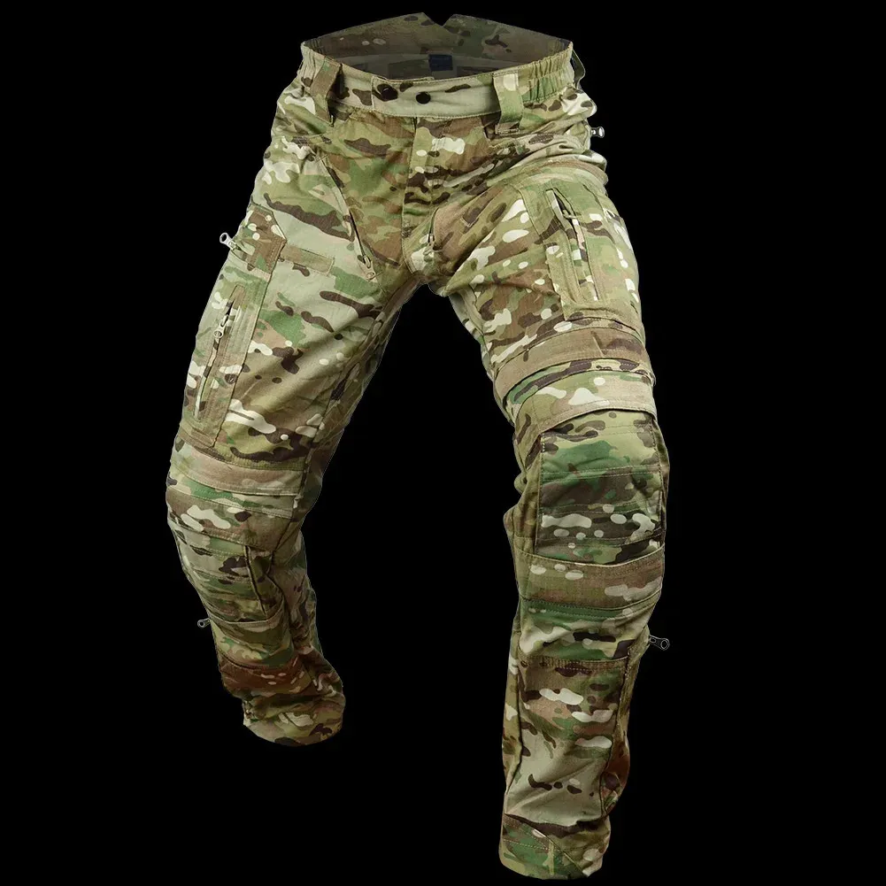 Pantalon tactique Vêtements militaires Hommes Vêtements de travail Pantalon cargo de l'armée américaine Pantalon de combat en plein air Airsoft Paintball Multi poches 240112