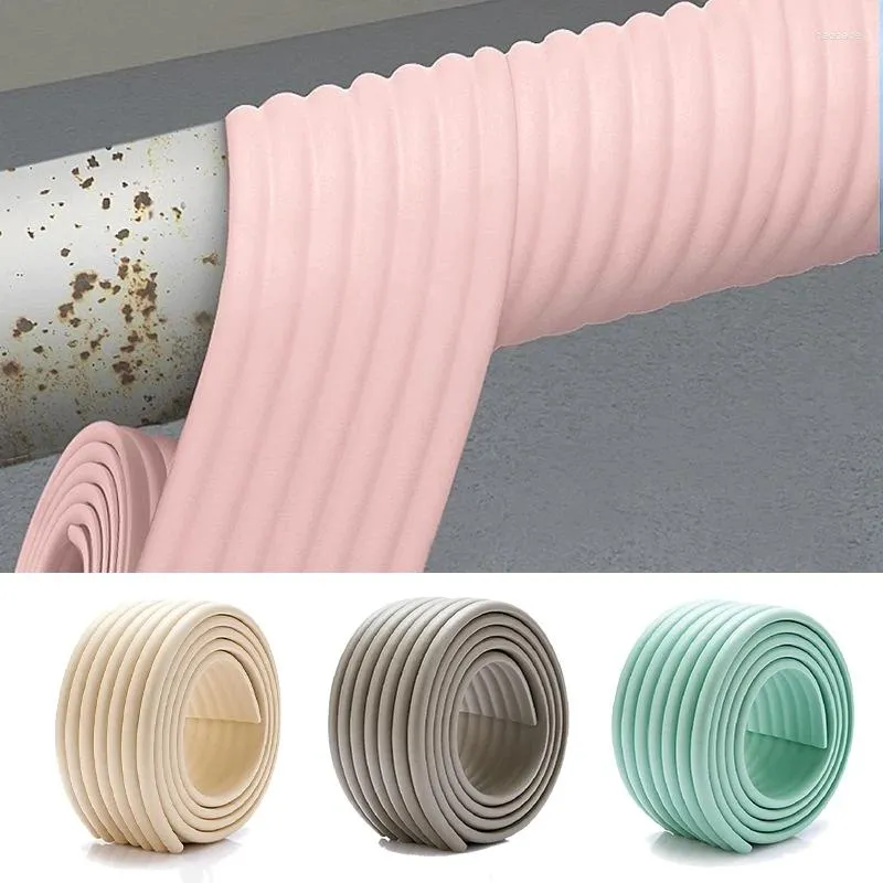 Kitchen Faucets 2M Winter Outdoor Water Pipe Anti-freezing Thermal Insulation Foam Self-adhesive Tapes Decorative Strip Anti-collision