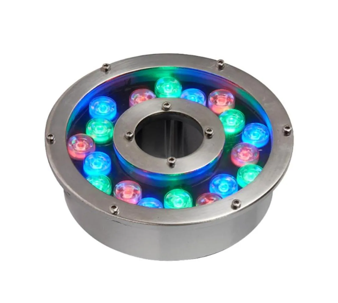Led Fountain Light Submersible Lamp Swimming Pool Pond Landscape RGB Automatic Colorful Underwater Lights9042190