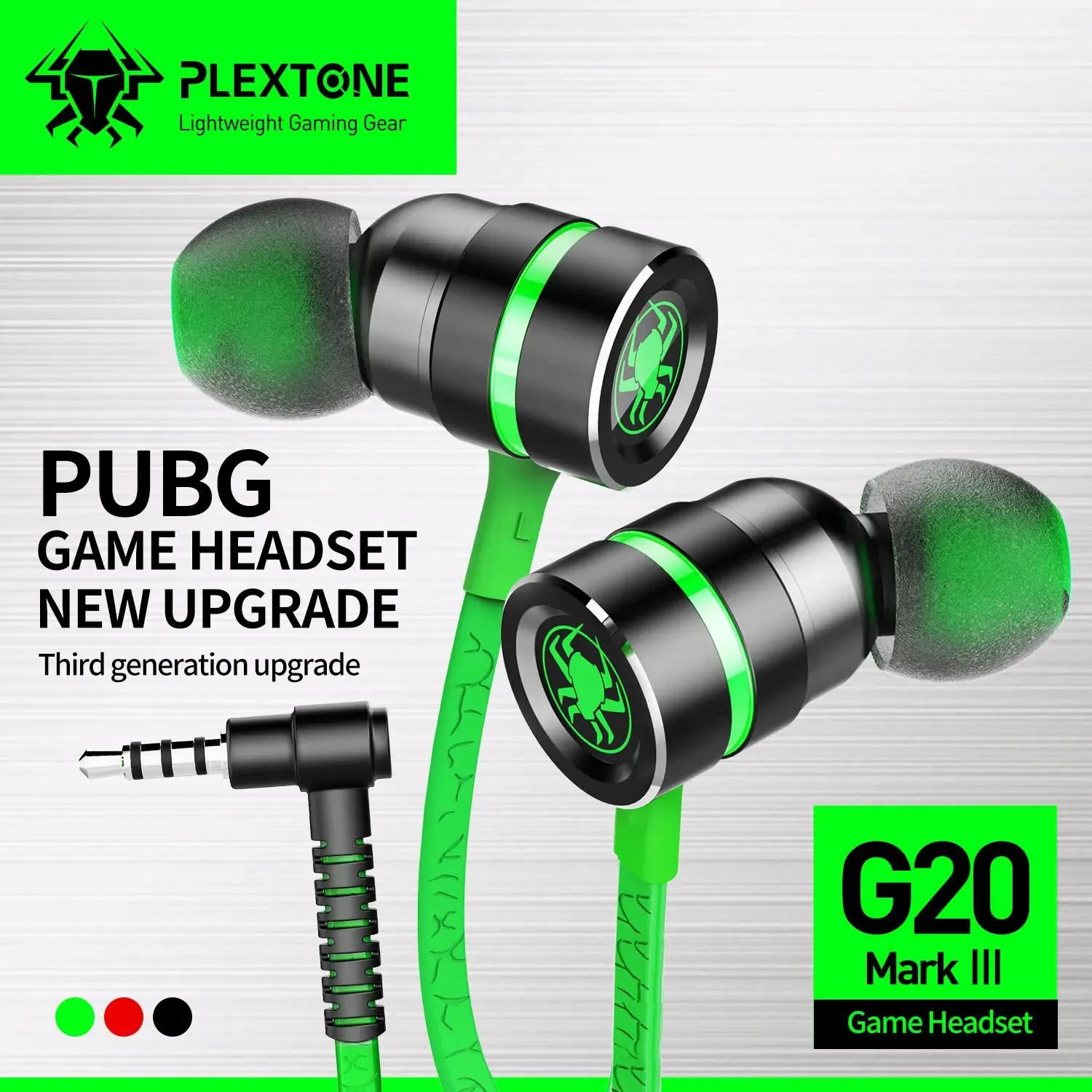 Auricolari G20 Hammerhead Cuffie da gioco Gamer Cuffie da gioco per bassi stereo con microfono Auricolare cablato originale magnetico da 2,2 M per telefono