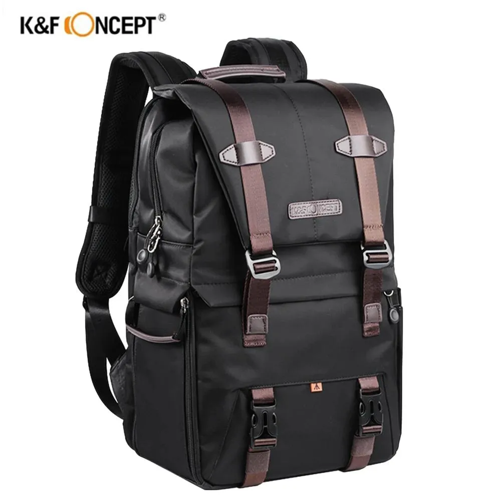 Kf Concept Kamerarucksack mit großer Kapazität, wasserdichte, multifunktionale Reisetasche für Canon, Nikon, Sony, Fotografie, Kameratasche