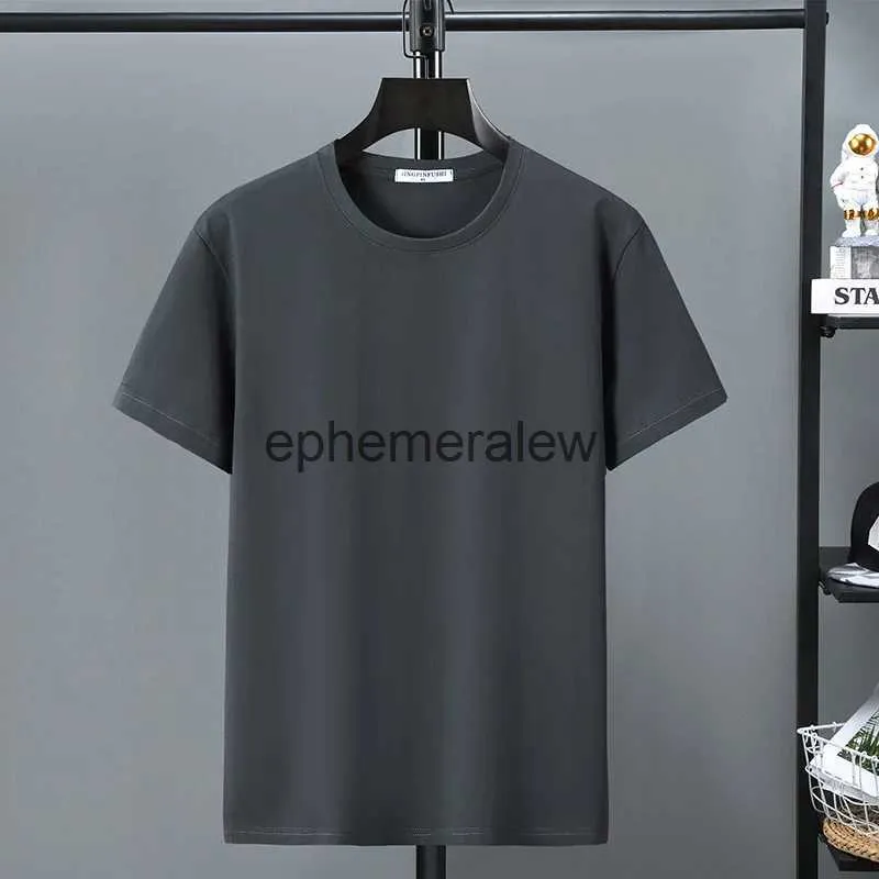 Heren T-shirts 10XL 12XL Plus Size T-shirt Zomer Katoenen T-shirt Mannen Korte Mouw T-shirt Casual Tops Tees Mannelijke effen Kleur Crewneckephemeralew1