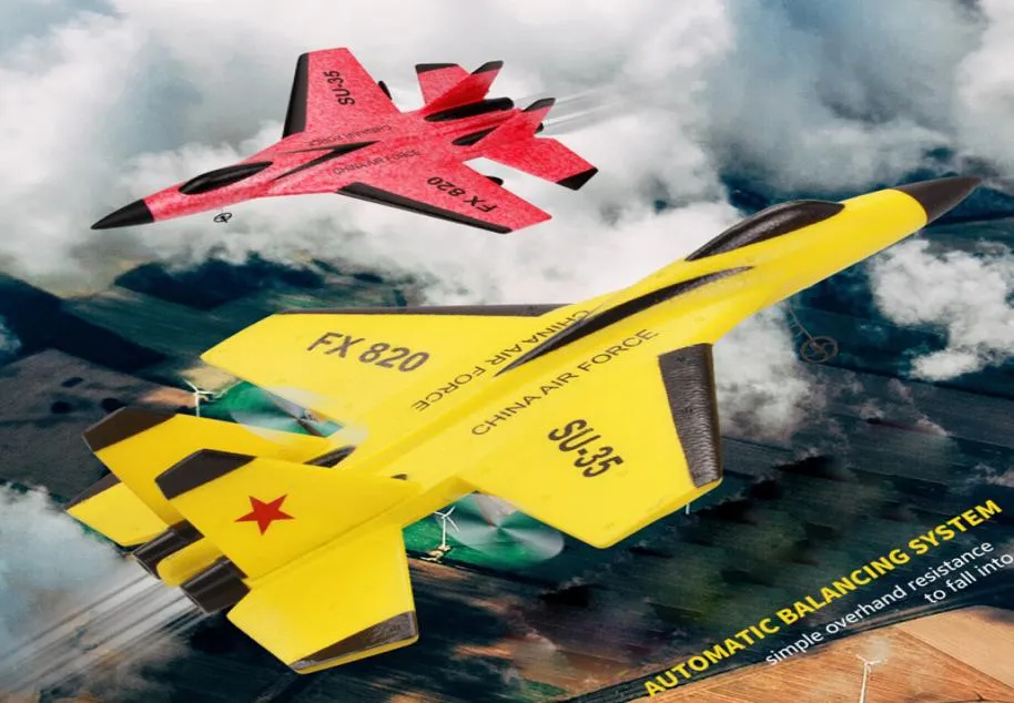 F16 SU35 RC Avion EPP Mousse Planeur Volant Aile Fixe Avion de Combat 24G Électrique Télécommande Avion Phantom rc Fighter Jouets T1526682