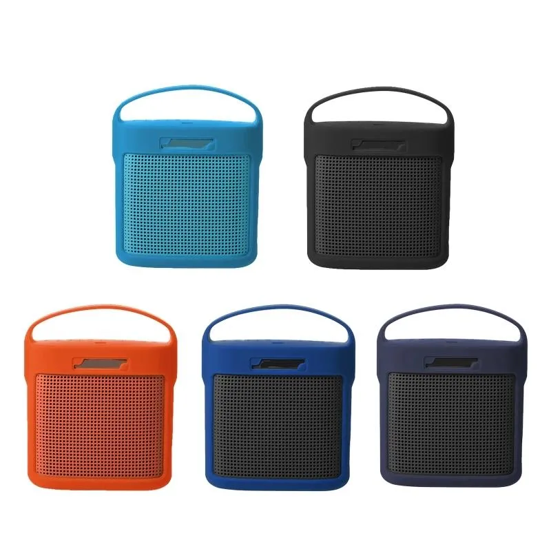 Speakers Silicone Carrying Travel Case Bag Replacement Compatible for Color Ii Wireless Speaker Shockproof Protection Case