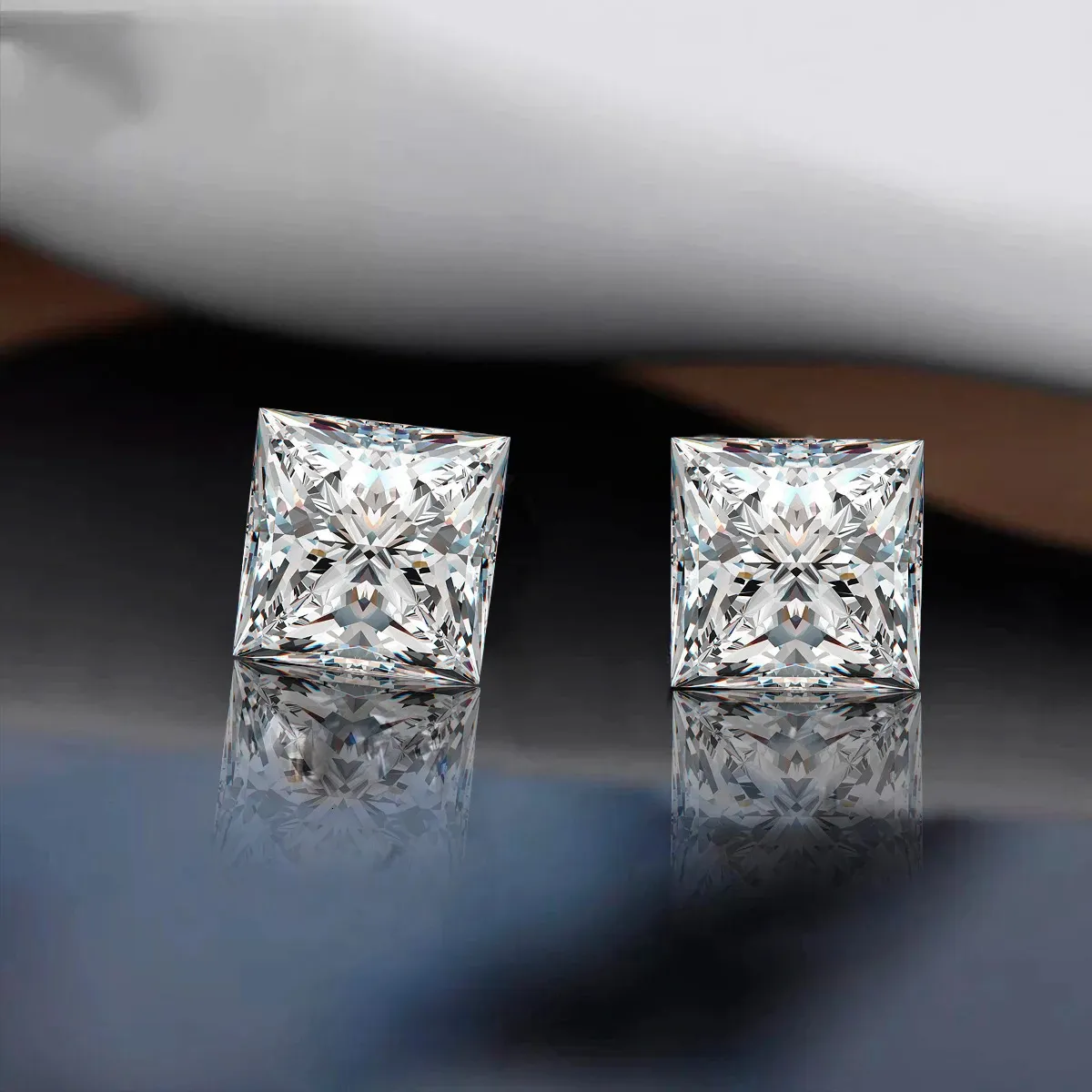 Свободные драгоценные камни от 35 мм до 10 мм D Цвет VVS1 Бусины принцессы с бриллиантами для женщин Обручальное кольцо Ювелирные изделия 240112