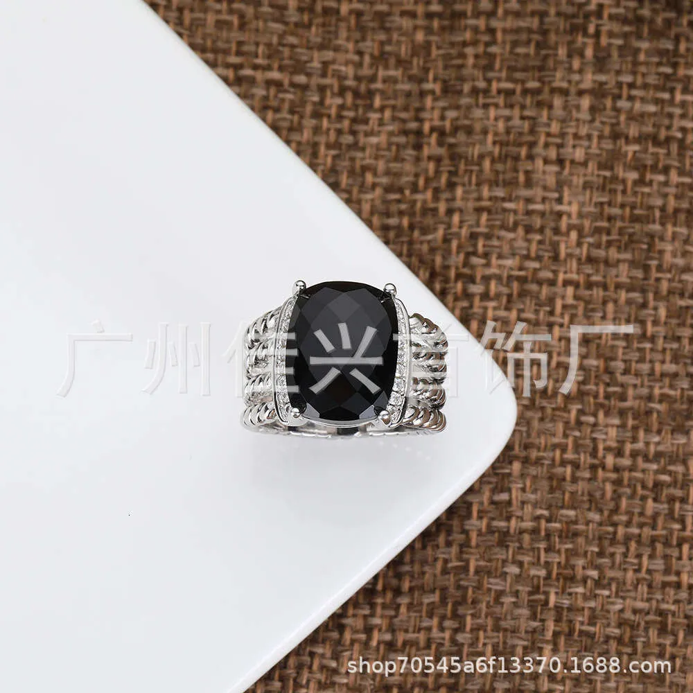 디자이너 David Yumans Yurma 보석 팔찌 Aablack 다이아몬드 반지 인기있는 버튼 크로스 X 링