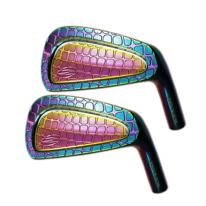 Golf Iron Set Zodia Original Limited Edition Color Golf Iron Head Forged Carbon Steel Iron Golf Club 240112