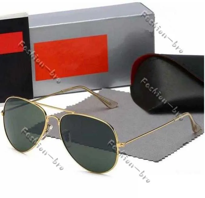 2024 Projektant marki spolaryzowane luksusowe okulary przeciwsłoneczne Ray-Ban dla 3025 kobiet Raybans Pilot Sunglasses Uv400 okulary okulary metalowa rama Polaroid Factory TPPK