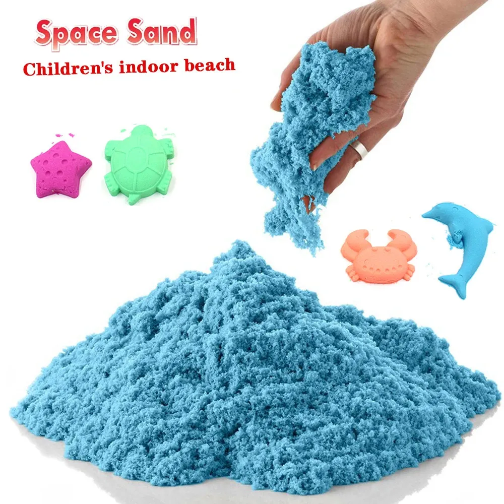 1500g Dynamic Sand Toys Magic Clay Colored Soft Slime Space Supplies Play Model Tools Antistress for Kid 240112