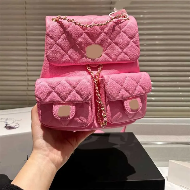 Frauen 2024 Schulter Rucksack Leder Totes Stil Luxus Handtasche Mode Tasche Hohe Qualität Designer Marke Brief Geldbörse Telefon Brieftasche Reißverschluss einfache Ketten