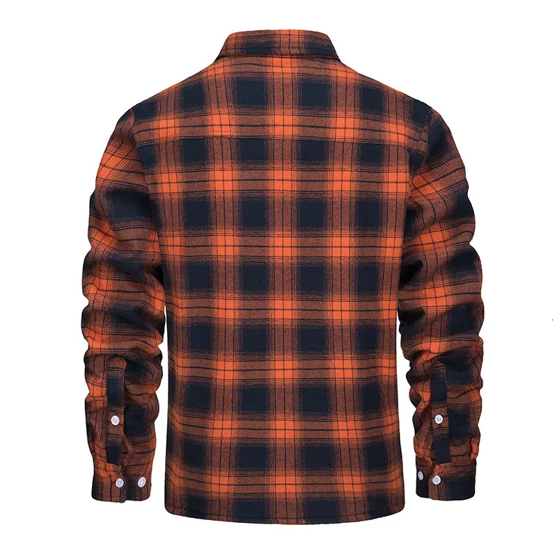 Camicia Giacca In Flanella Con Fodera Sherpa Uomo - WINDFIT - Calda E Morbida - Tasconi - Vestibilità Regolare