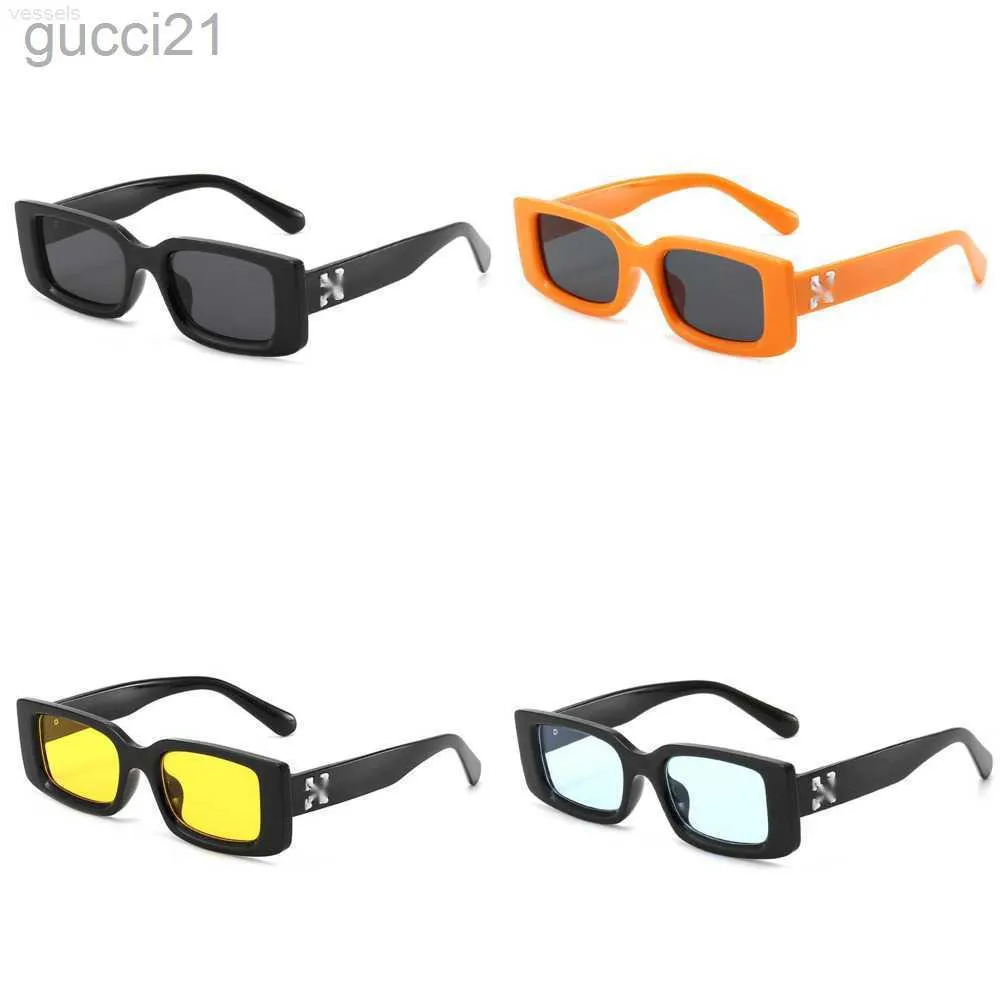 Sonnenbrille Luxus Mode Rahmen Stil Quadrat Marke Männer Frauen Sonnenbrille Pfeil x Schwarz Rahmen Brillen Trend Sonnenbrille Helle Sport Trave QNPA