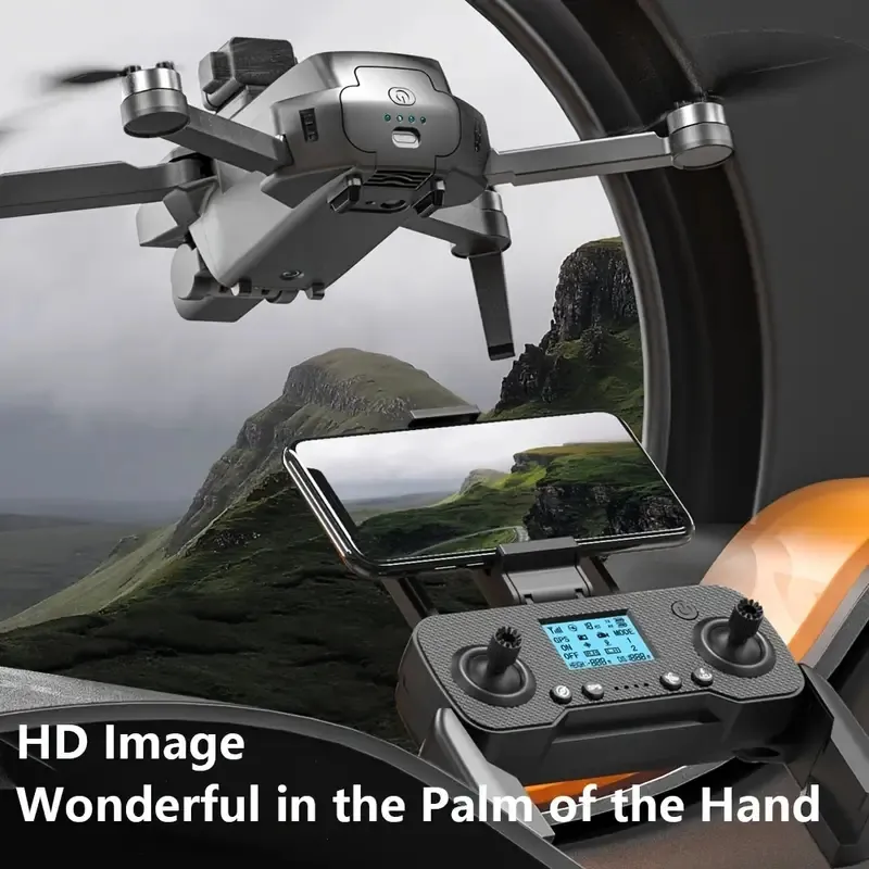 GPS-Drohne mit Dual-Kamera, Flugbahn, optischer Flusspositionierung, bürstenlosem Motor, Start/Landung mit einer Taste, WLAN-Verbindung, APP-Steuerung