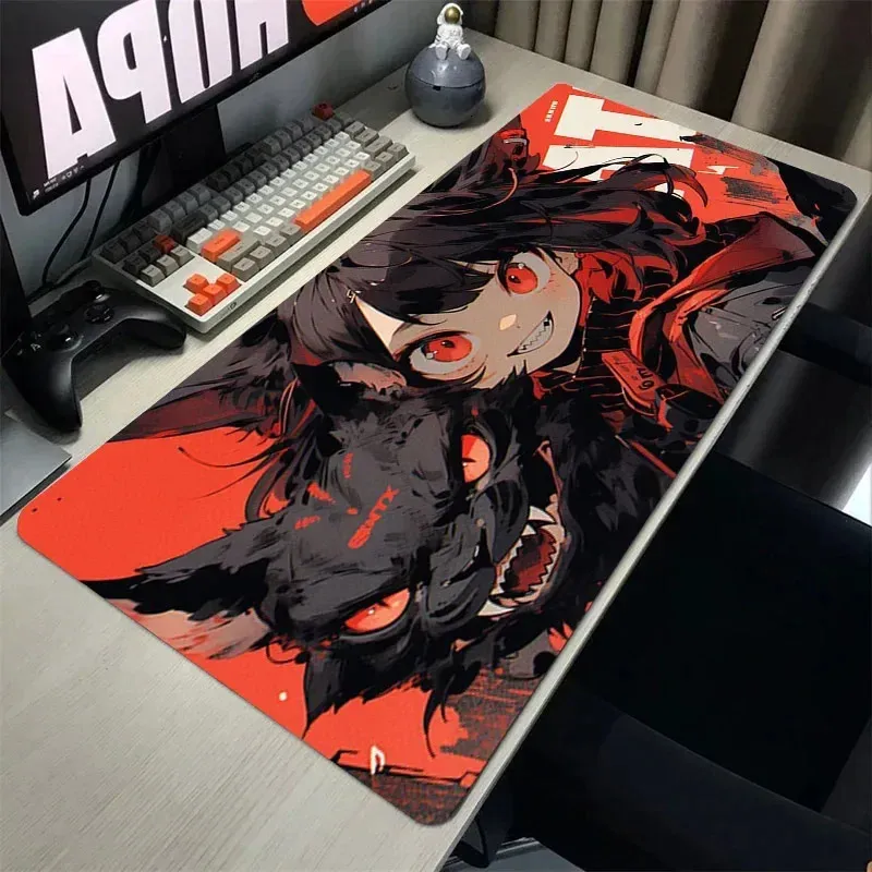 Kawaii Anime-3D-Mauspad Mit Handgelenkauflage – Ergonomisch, Rutschfest, In Blau (26x21 Cm)
