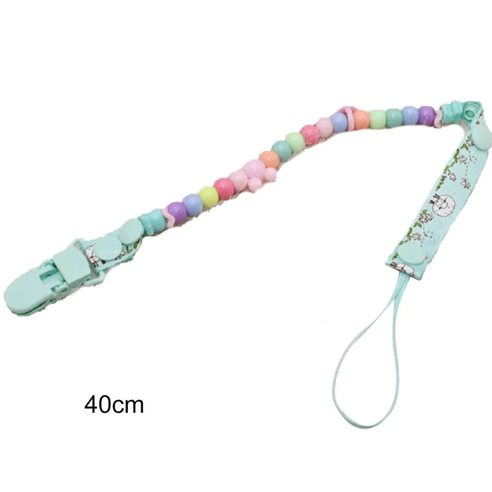 Baby Clips Silicone Chains Teether Straps Holder Teething Toys for Girls Boys Soothie Pacifier Leashes Cute Soother Chain