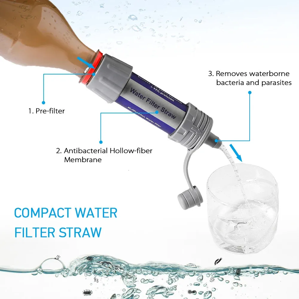 Personal Water Filter Straw - Vaxiuja - Complete Set - Waterfilter