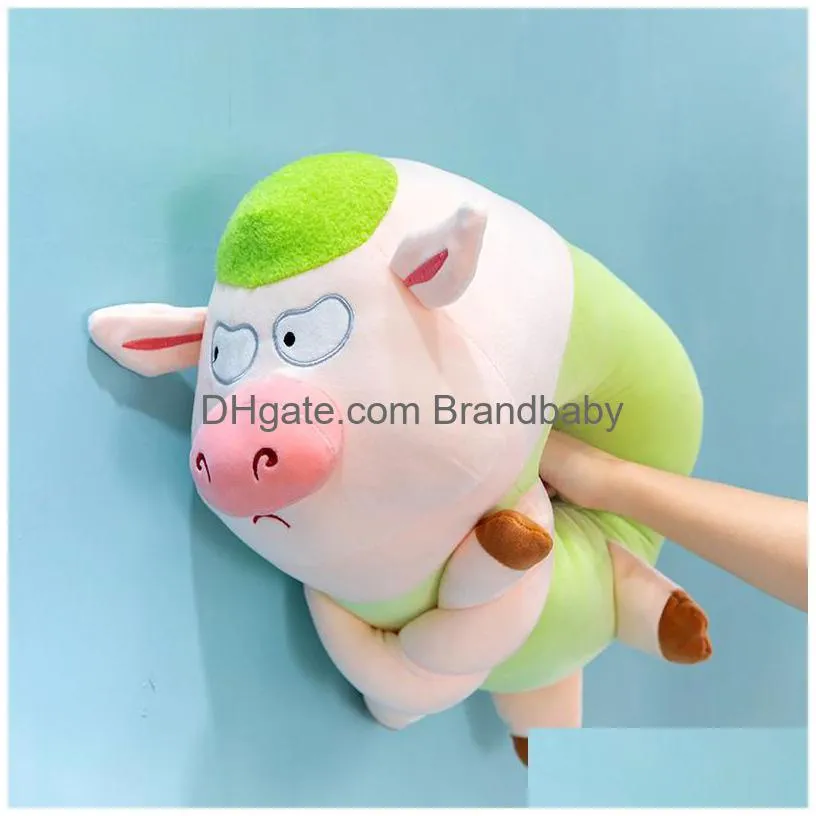 Custom Figure Stuff Prickly Pig 80Cm Hy Wy P Toy Piggy Animal Adt Pillow Christmas Gift Soft Stitch Baby Cartoon Drop Delivery Dh04U