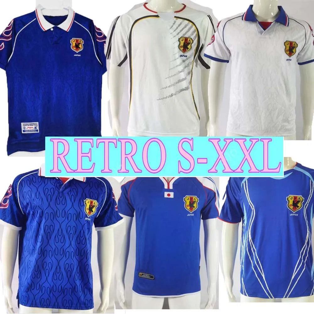 1998 Retro-Version Japan Fußballtrikots Home #8 NAKATA #11 KAZU #10 NANAMI #9 NAKAYAMA 95 98 99 Fußballtrikot Uniformen FSG