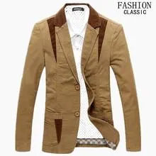 Mens Suits Blazers Casual Suit Jacket Slim Cotton Small Spring Thin Single Plus-Size Wear Drop Delivery Otikh