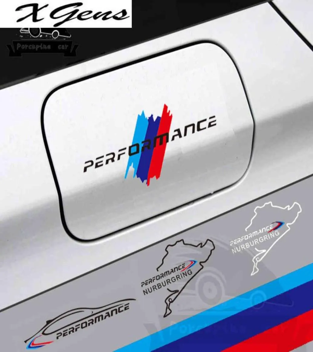 Auto Tankdop Sticker Racing Road Nurburgring Prestaties Decal Voor BMW e90 e46 e60 e39 f30 f34 f10 f15 f26 X1 X3 X4 X5 X65227434