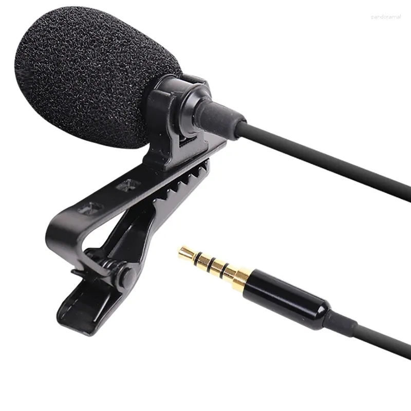 Microphones Top Deals Lavalier Microphone 3.5Mm Condenser Perfect For Recording/Interview/Video Conference/Podcasting