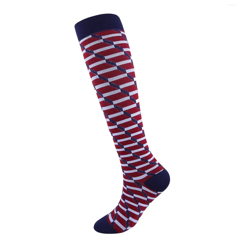 Kadın SOCKS NEFREBLE FORCHING NEFRABİLİR SPORLAR Çok Renkli Baskılı Tatlı Kızlar Kawaii Stocking Sıkıştırma Elastik Uzun Tüp Tasarım